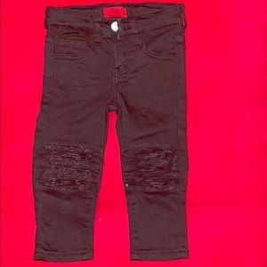 Toddler black jeans